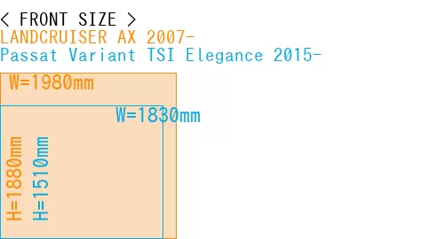 #LANDCRUISER AX 2007- + Passat Variant TSI Elegance 2015-